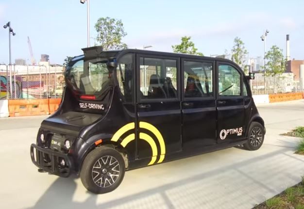 Optimus Ride es un coche autónomo que colabora contra la pandemia China