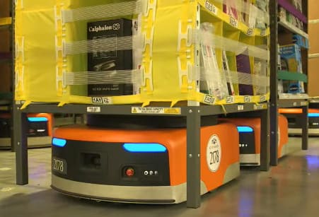 Amazon es una de las multinacionales que más está gastando en la automatización de sus almacenes